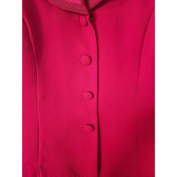 Women's Draper's & Damon's Red 2 piece Suite Size 10 - Picture 3 of 9